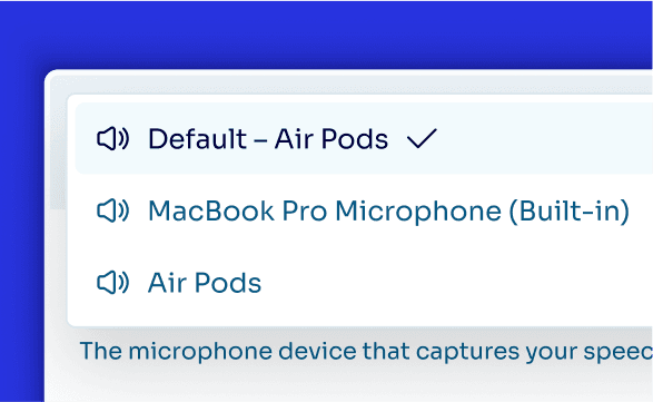 Connect your audio source